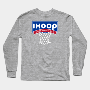 Basketball Long Sleeve T-Shirt - IHOOP by YourLuckyTee